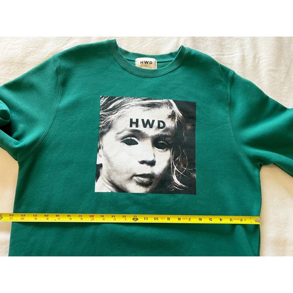 HALFWAY DEAD Green HWD Sweatshirt Crew Neck Pullover Size XL - Picture 11 of 12